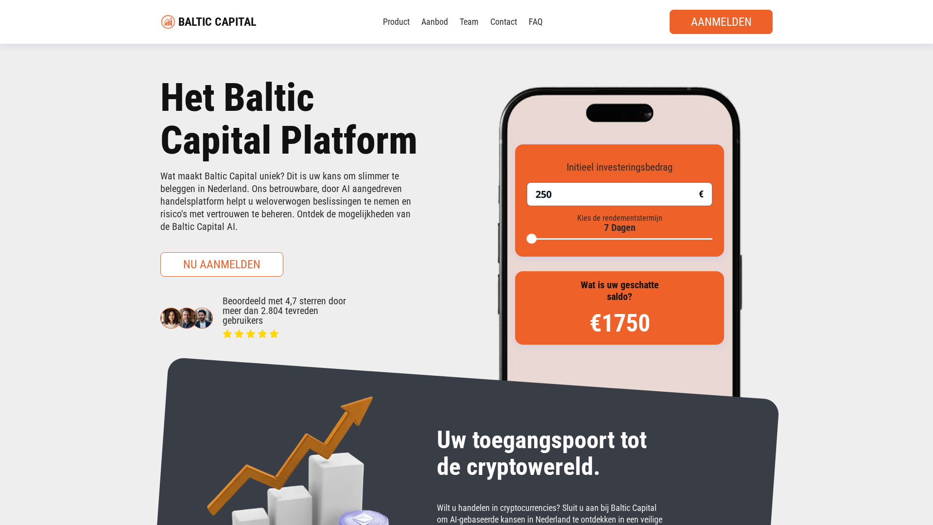 Screenshot of balticcapital-nl.com