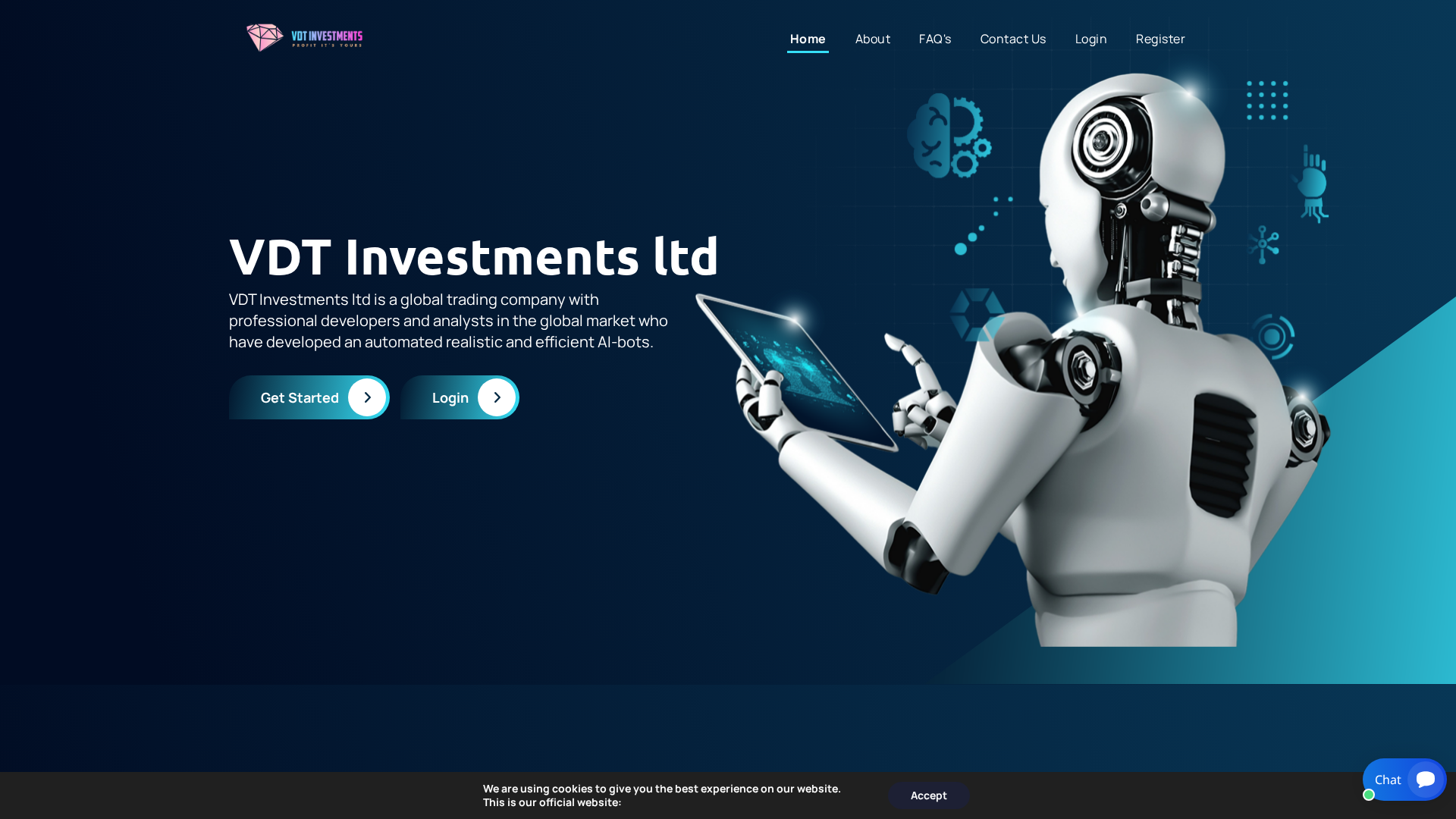 Screenshot of vdtlimited.com