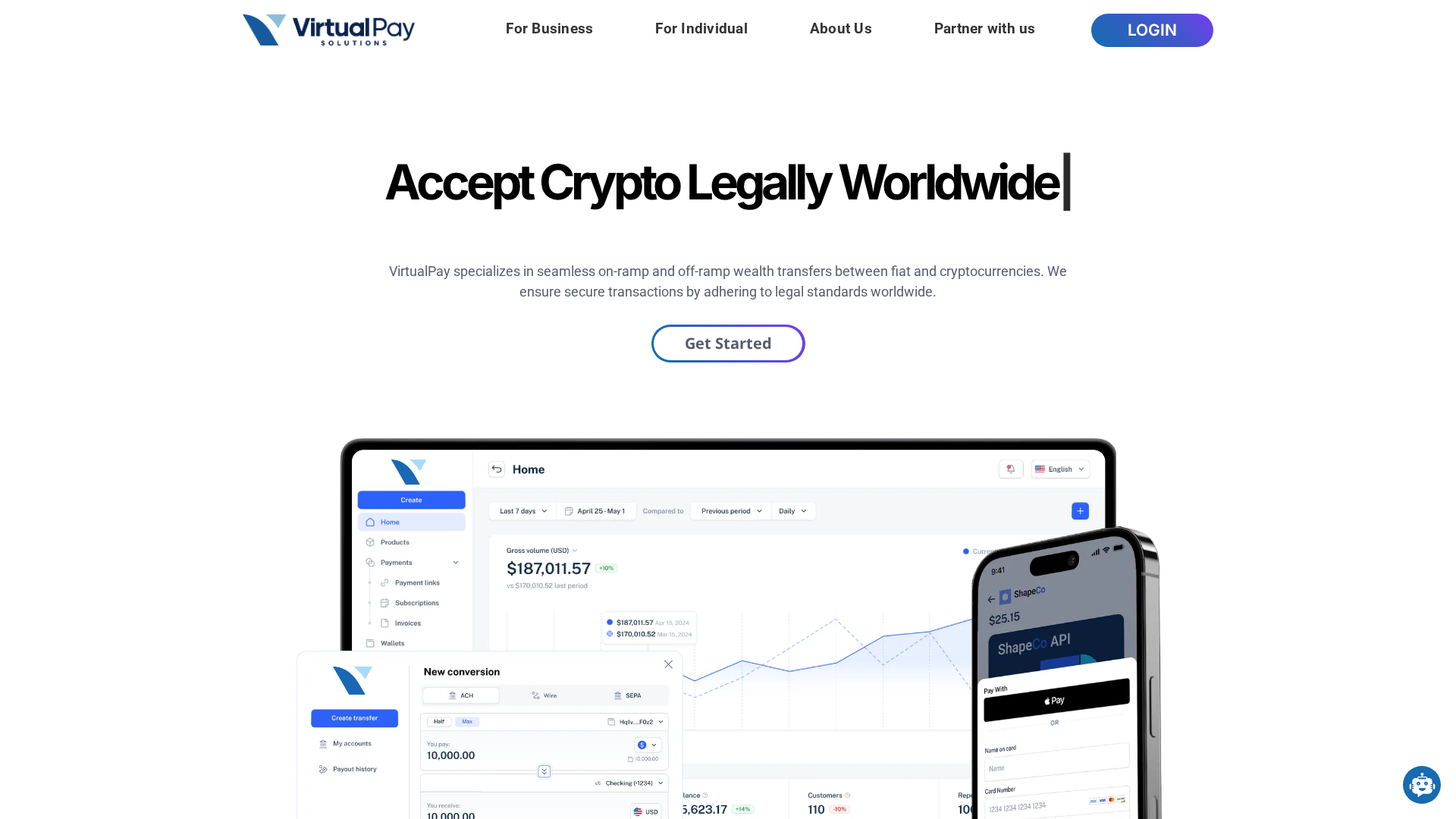Screenshot of virtualpaycapital.com