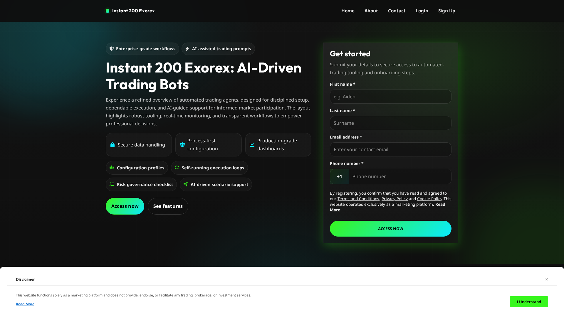 Screenshot of instant200exorex.pro