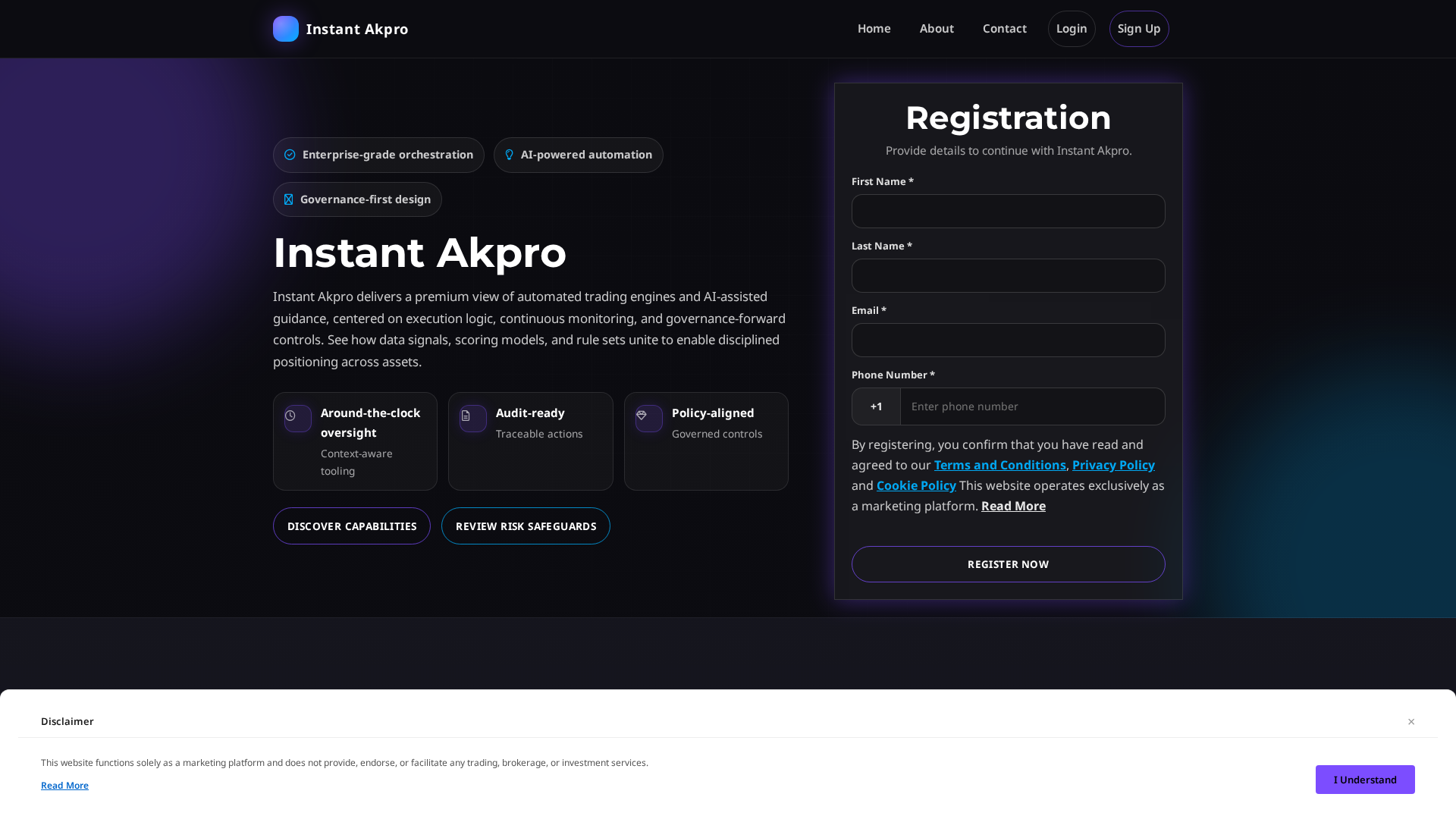 Screenshot of instantakpro.shop