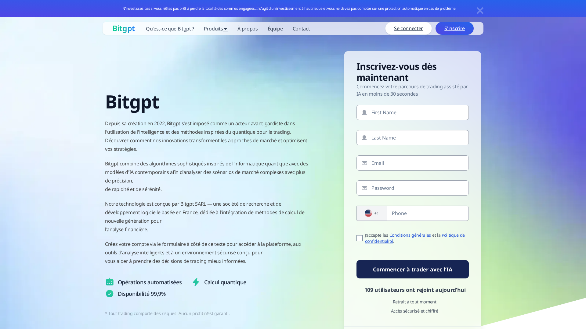 Screenshot of bitgptfrance.shop