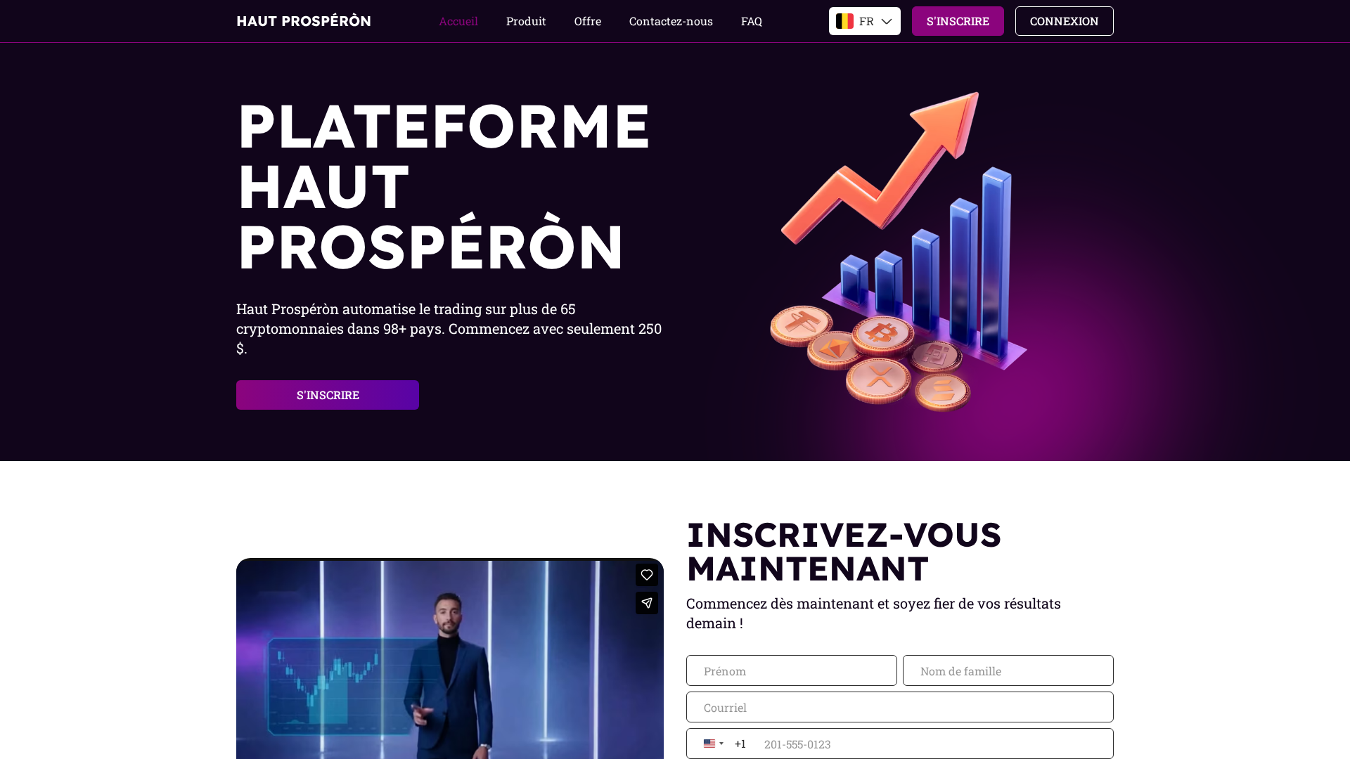 Screenshot of haut-prosperon.com