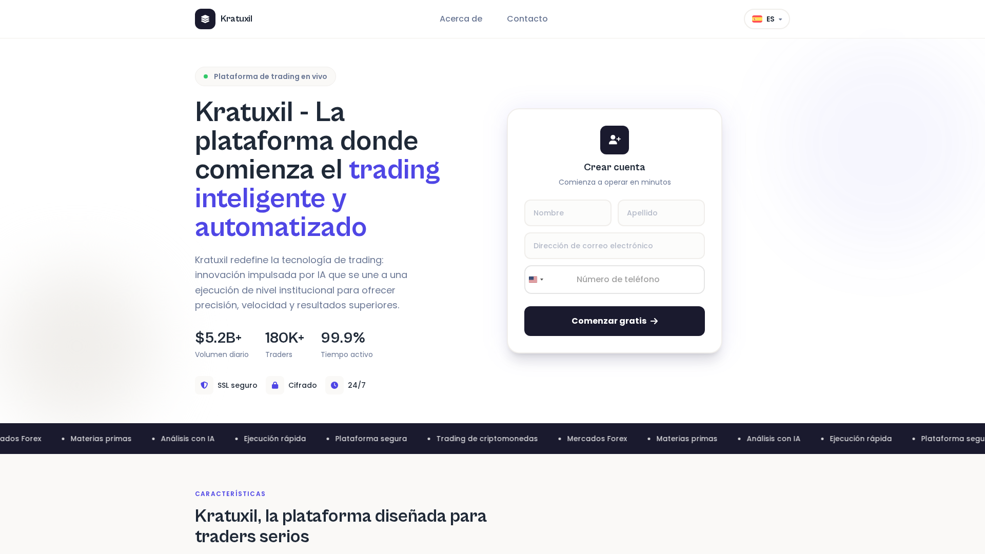 Screenshot of kratuxil-ai-es.com