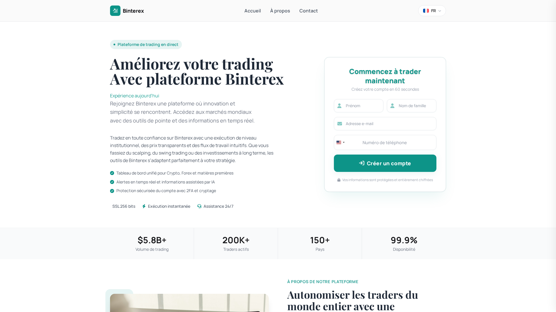 Screenshot of binterex-fr.com