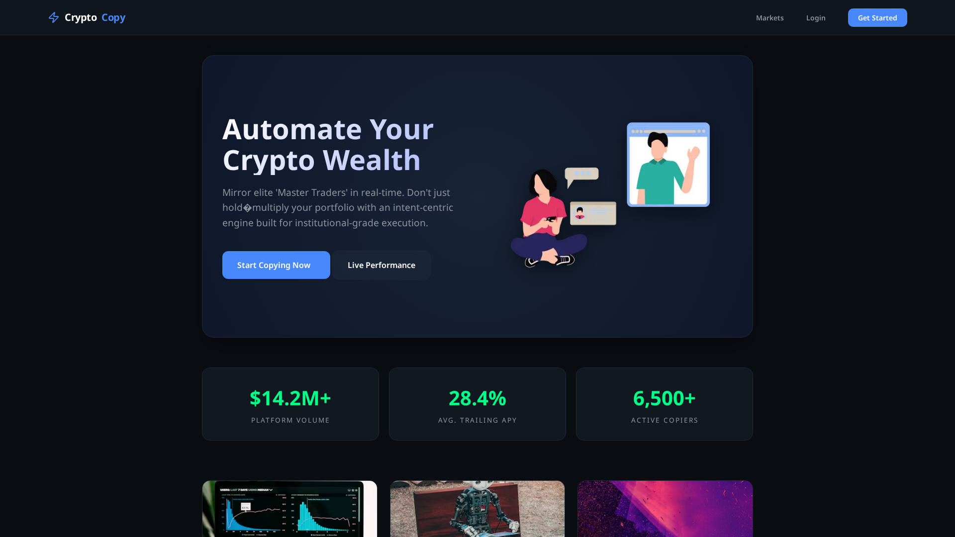 Screenshot of cryptocopy.online