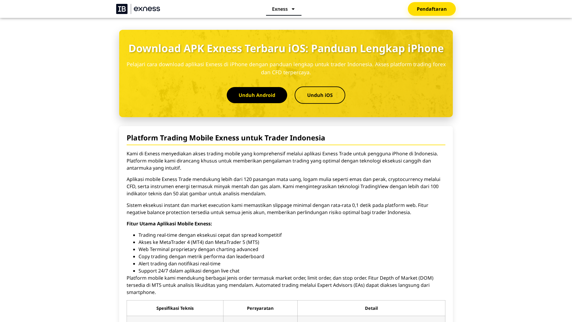 Screenshot of tradeexn-id.com