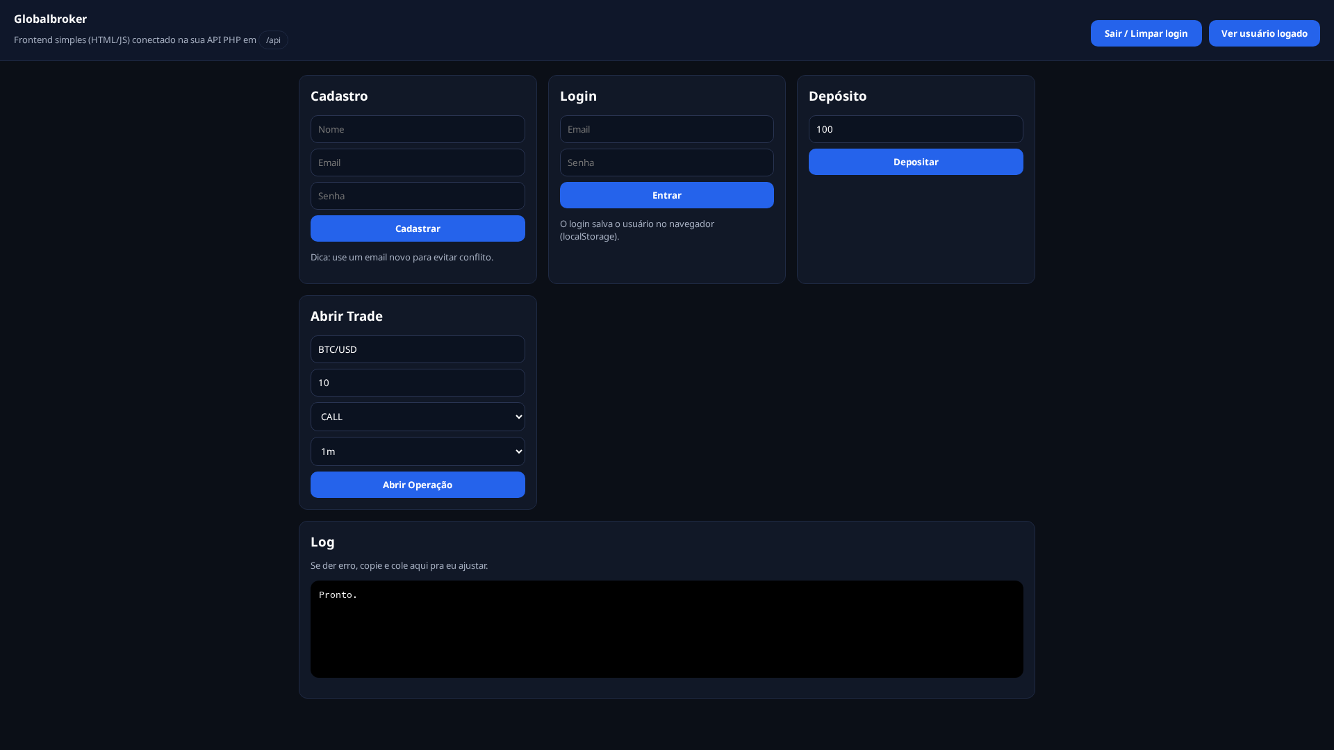 Screenshot of globalbroker.site