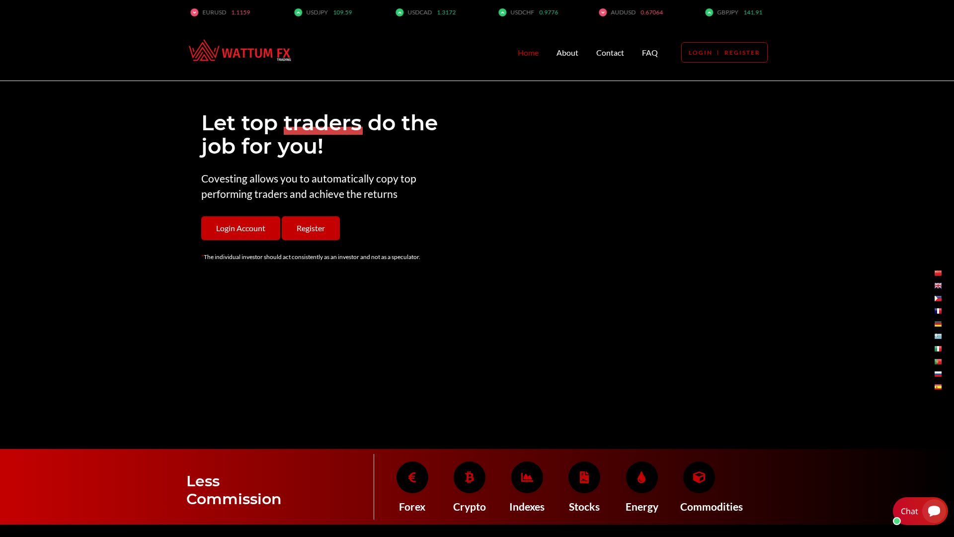 Screenshot of wattumtrade.com