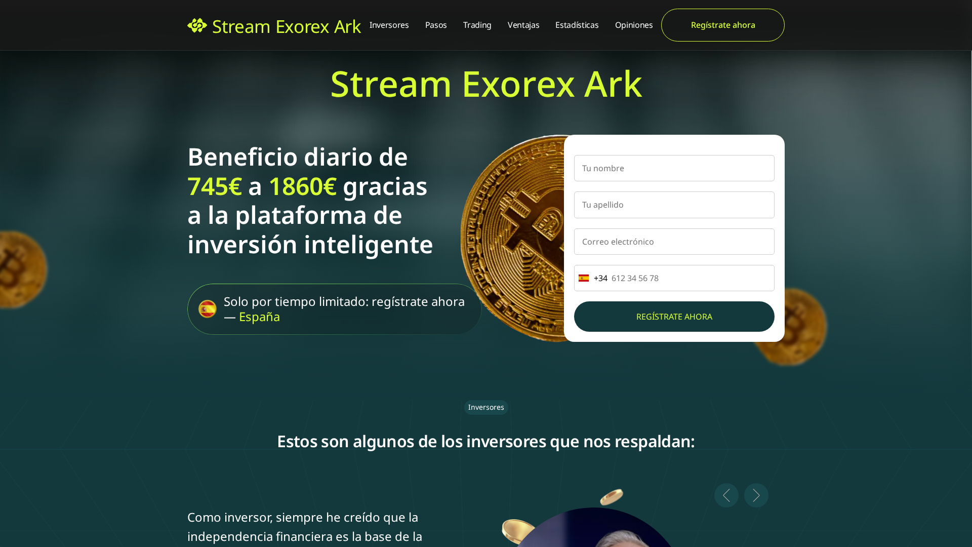 Screenshot of stream-exorex-ark.org