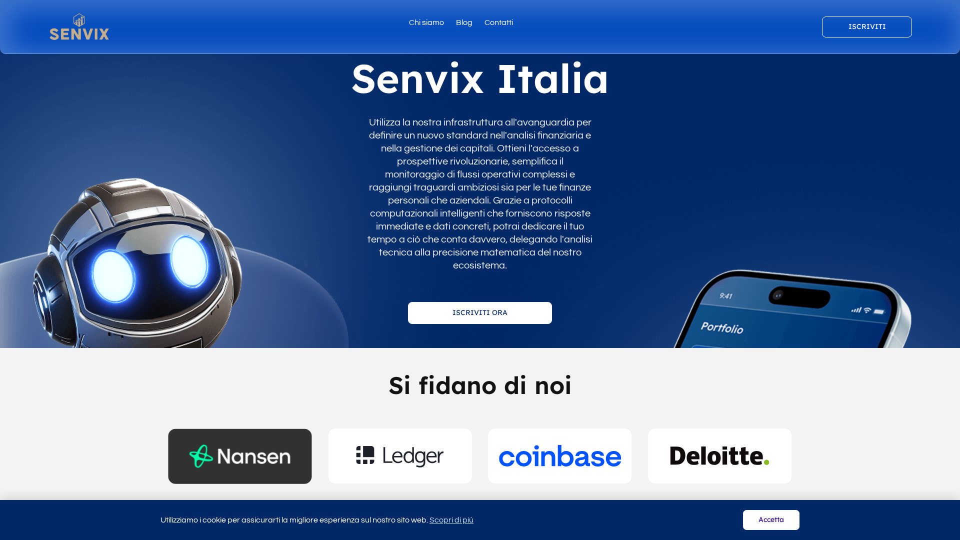 Screenshot of senvix-crypto-ai.com