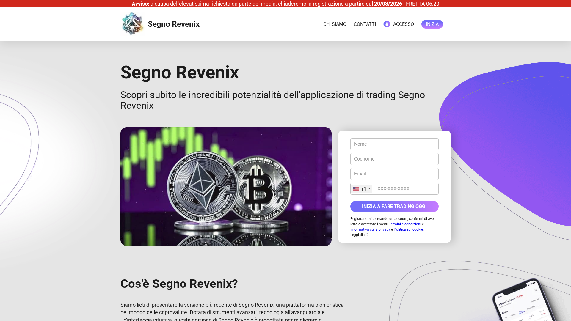 Screenshot of segnorevenix-ai.com