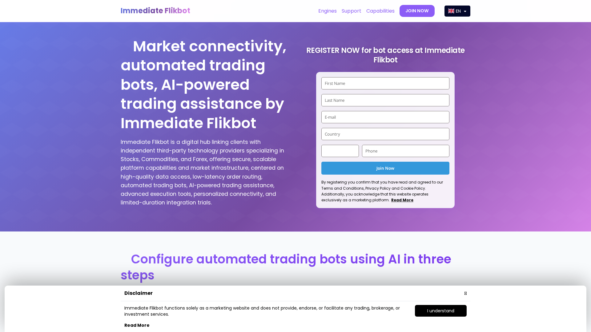 Screenshot of immediateflikbot.pro