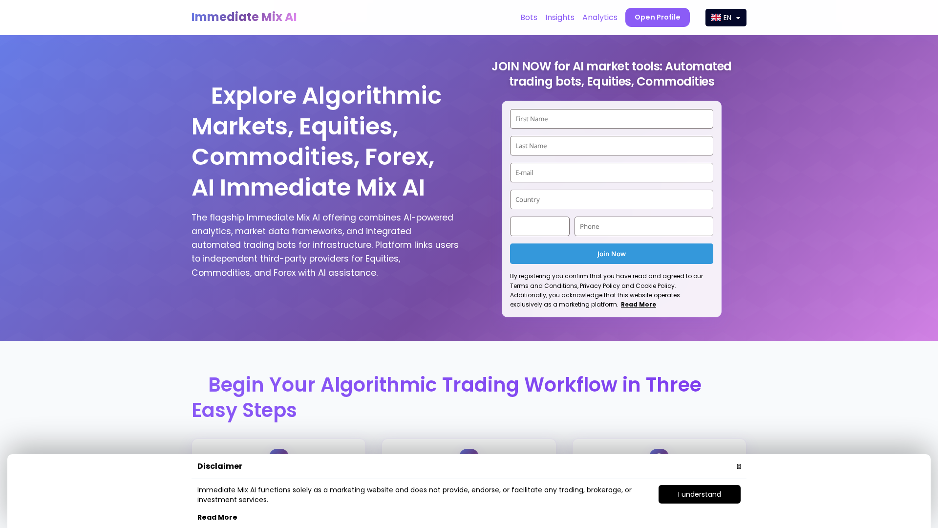 Screenshot of immediatemix-ai.pro