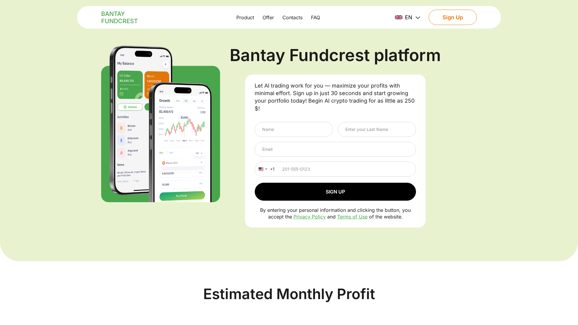 Screenshot of bantay-fundcrest.com