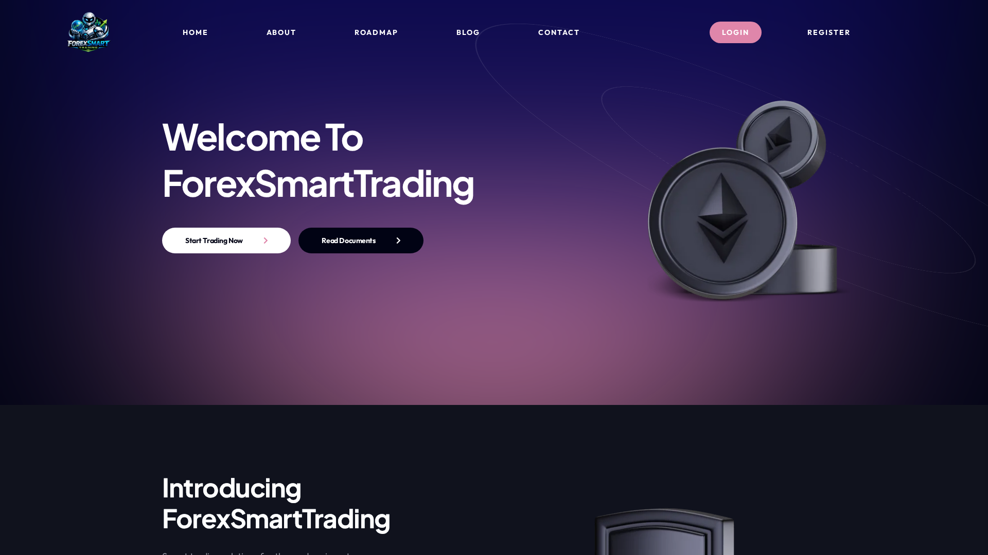 Screenshot of forexsmarttrading.com
