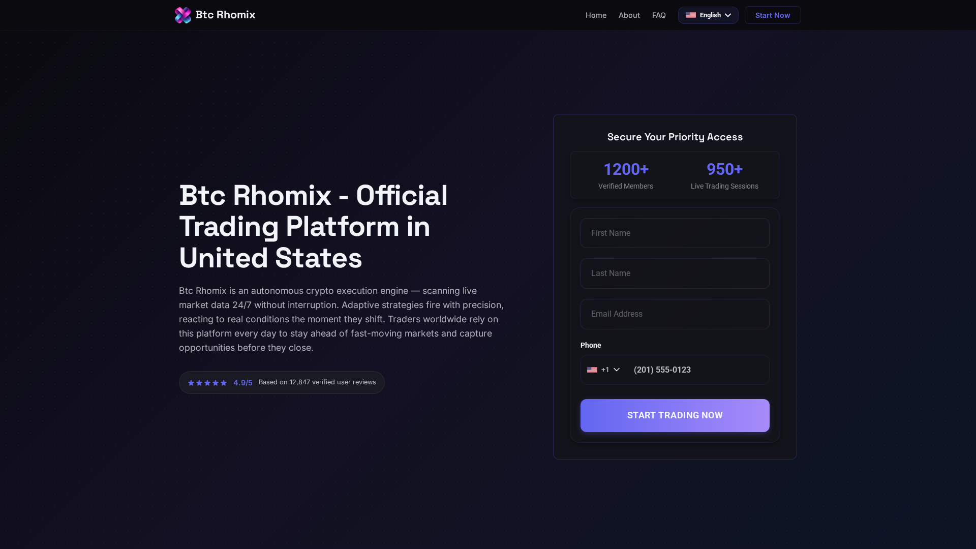 Screenshot of btc-rhomix.com