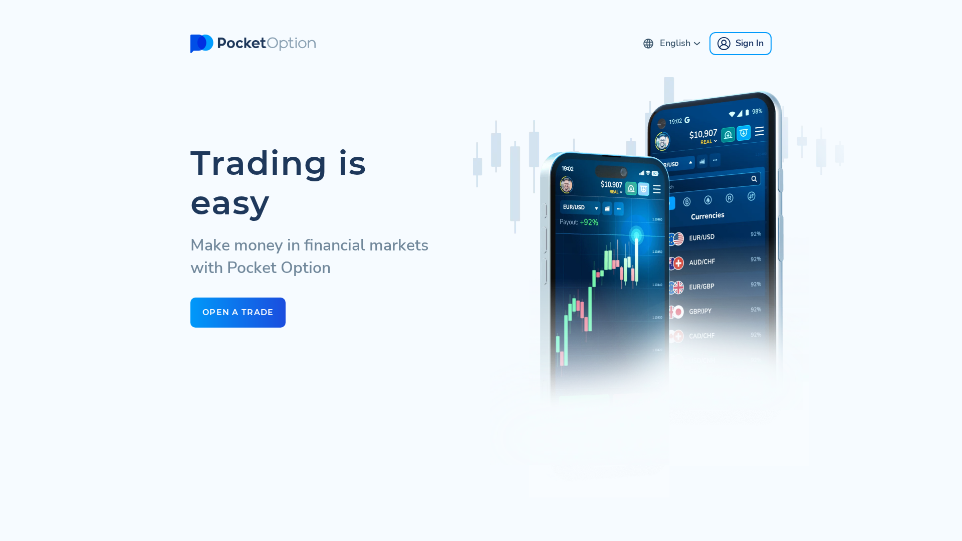 Screenshot of pocketoptionbinary.online