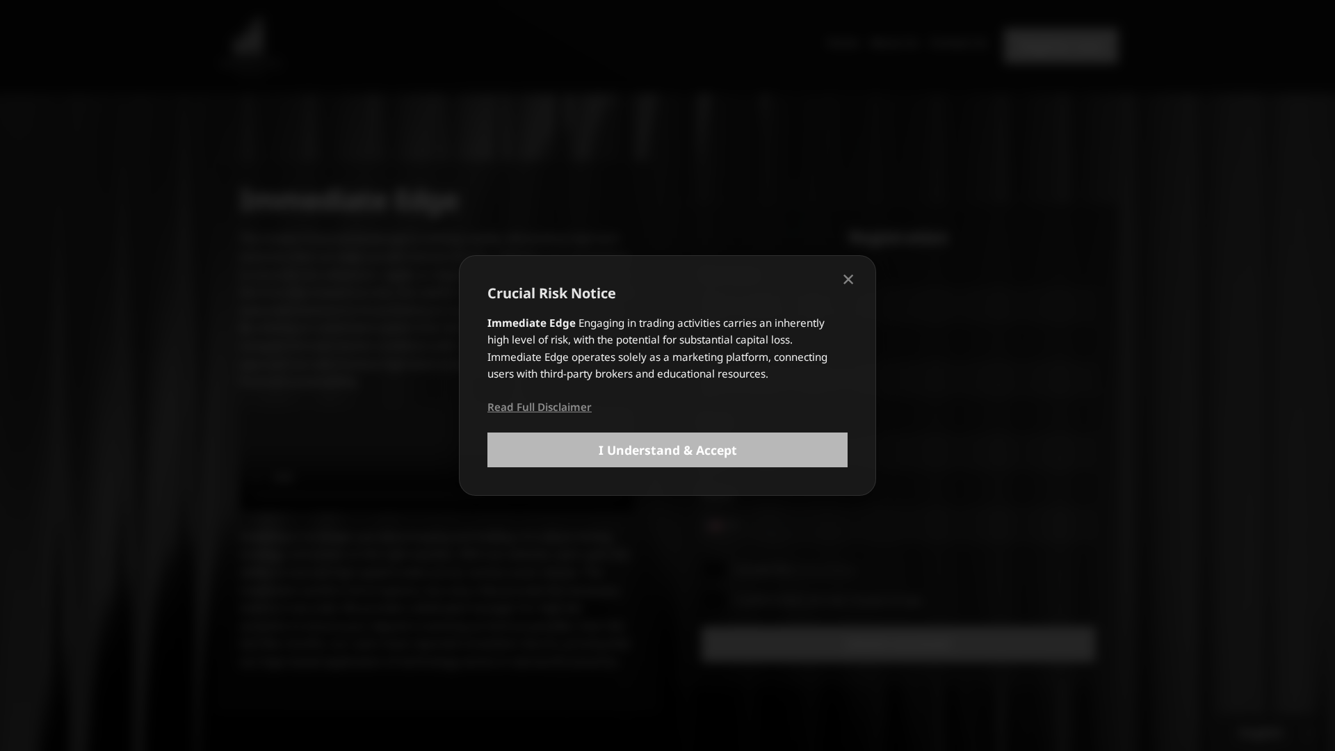 Screenshot of immediate-edge-ai.com