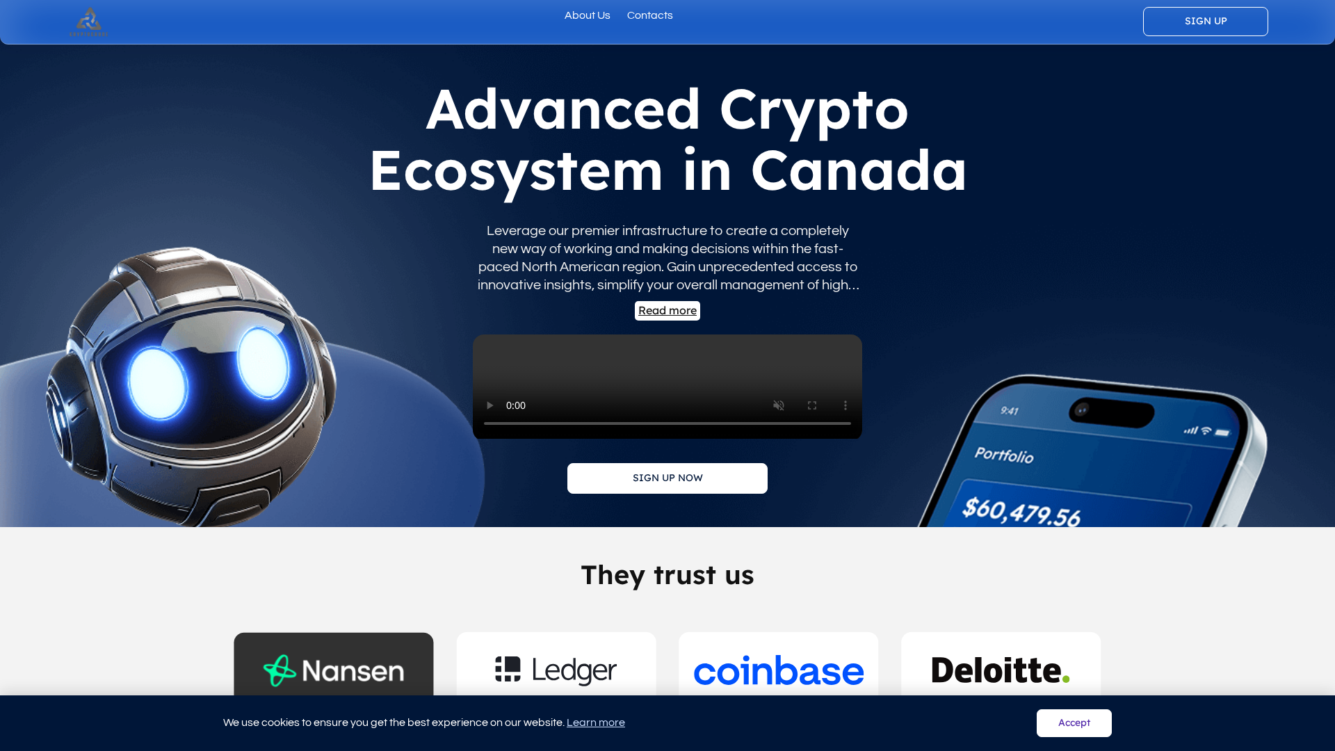 Screenshot of cryptocrude.net