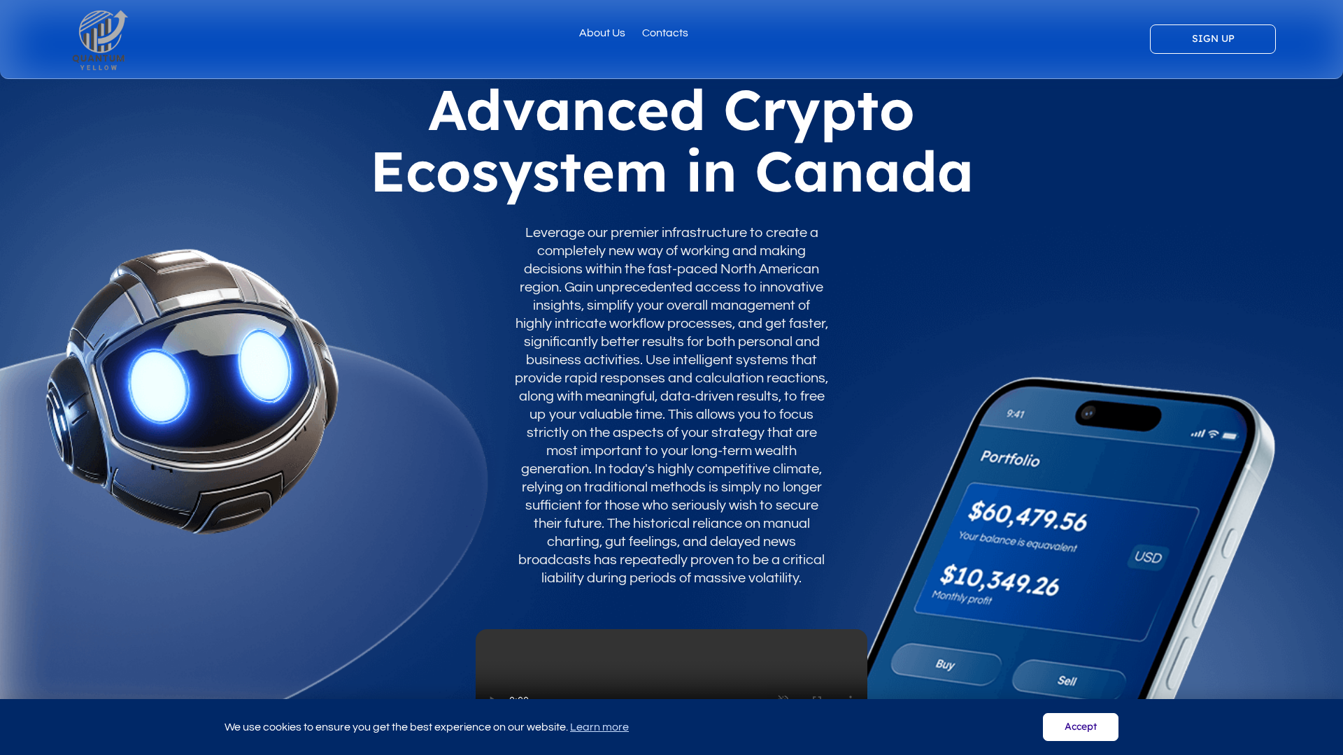 Screenshot of quantumyellow.org