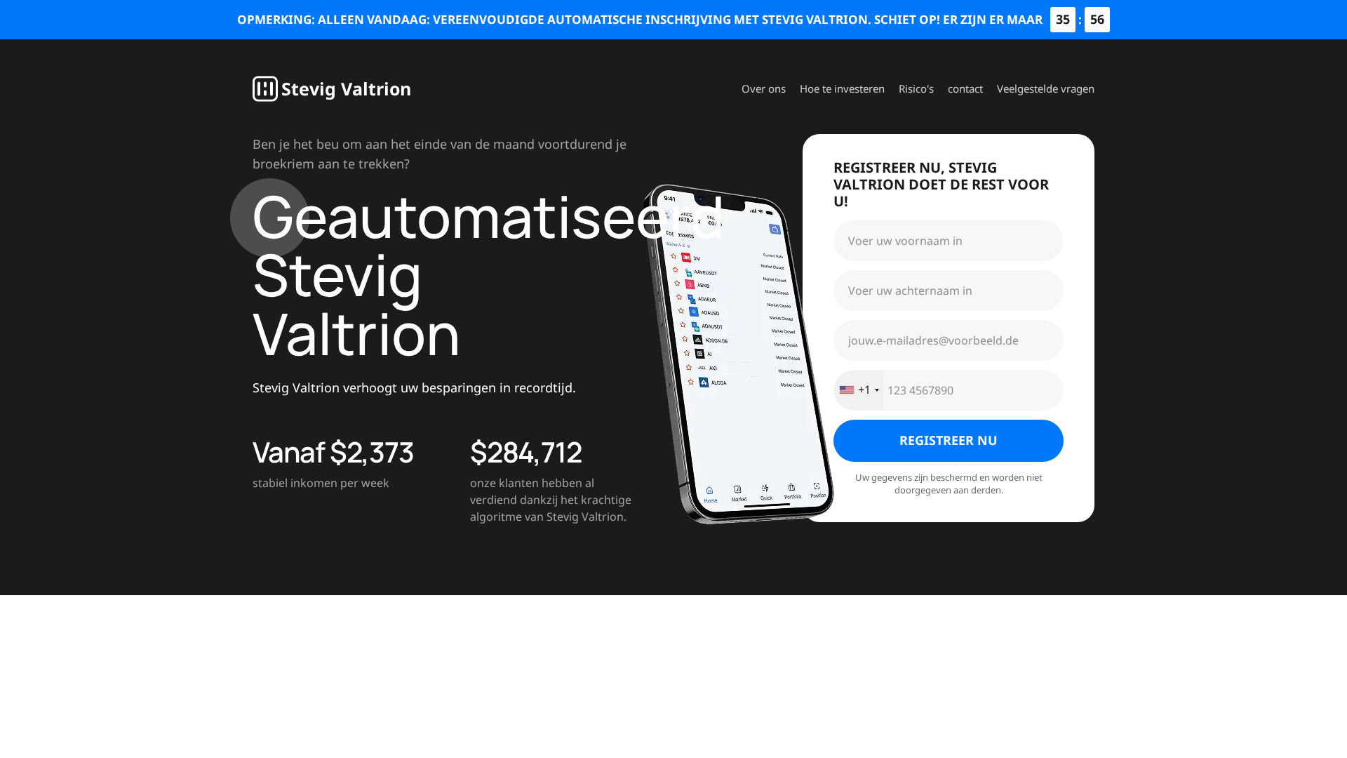 Screenshot of stevigvaltriontrade.com