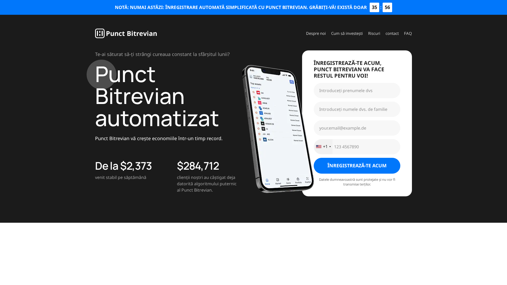 Screenshot of punctbitrevian.net