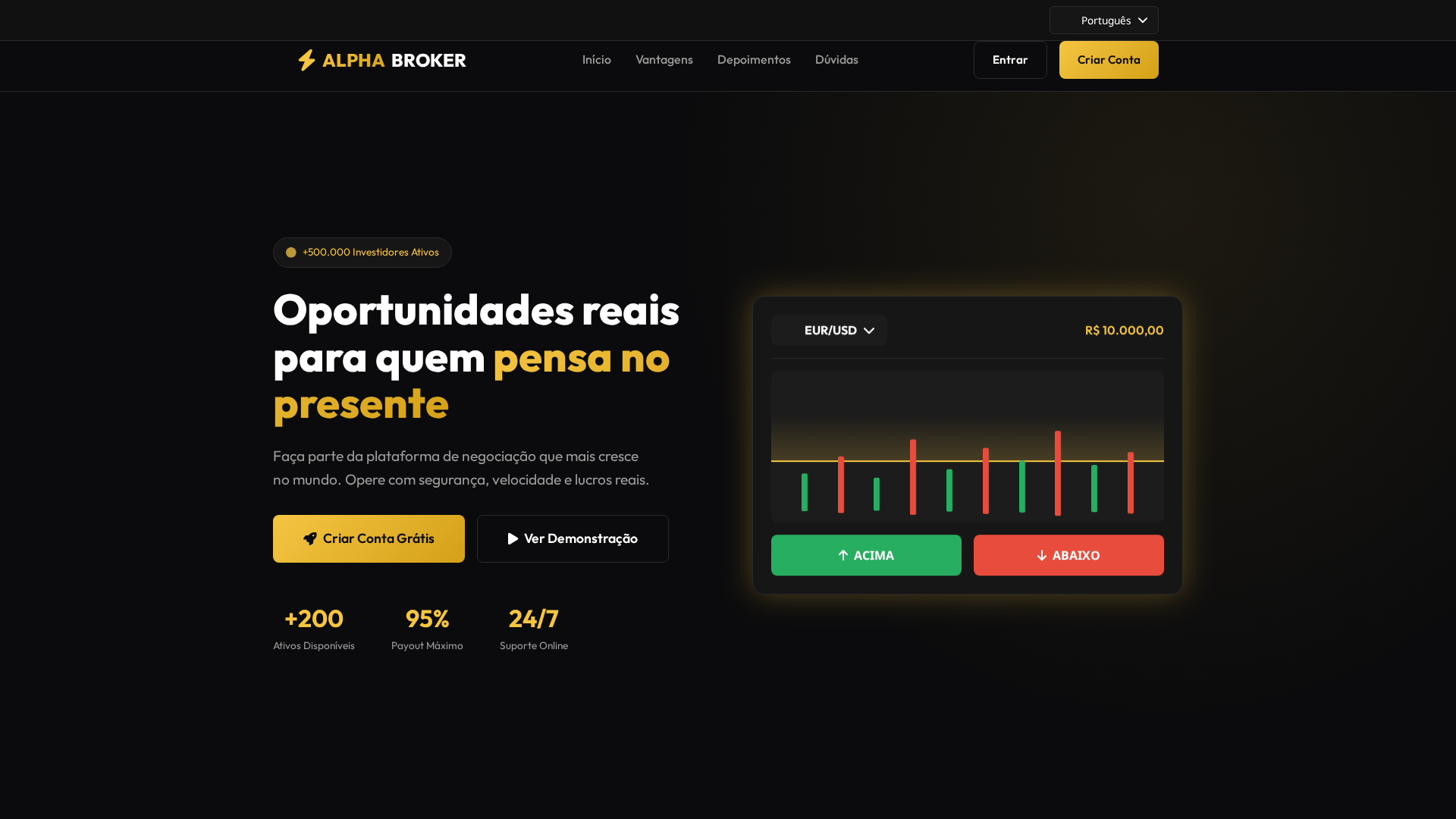 Screenshot of zennyxbroker.com