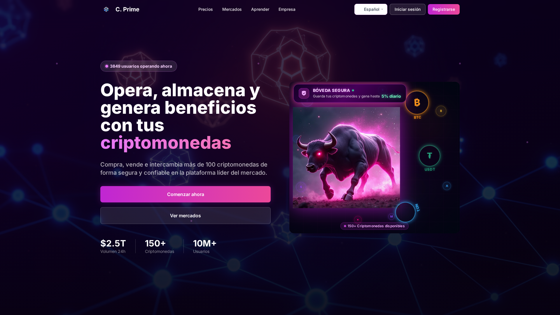 Screenshot of custodiaprime.com