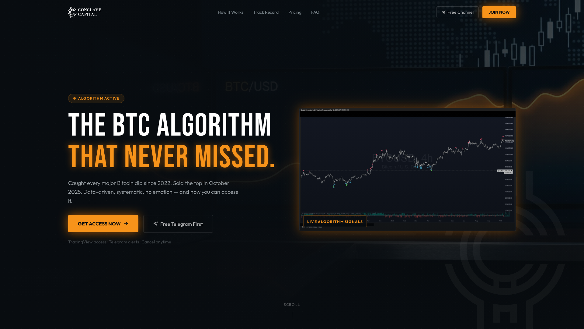 Screenshot of conclavecapital.io
