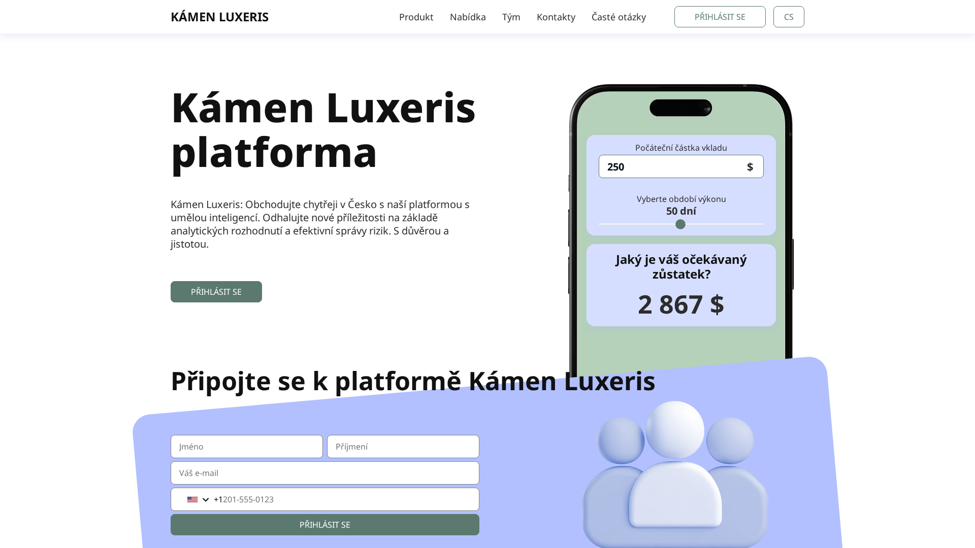 Screenshot of kamen-luxeris.com