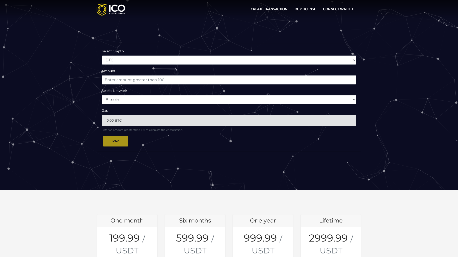 Screenshot of cryptoico.app