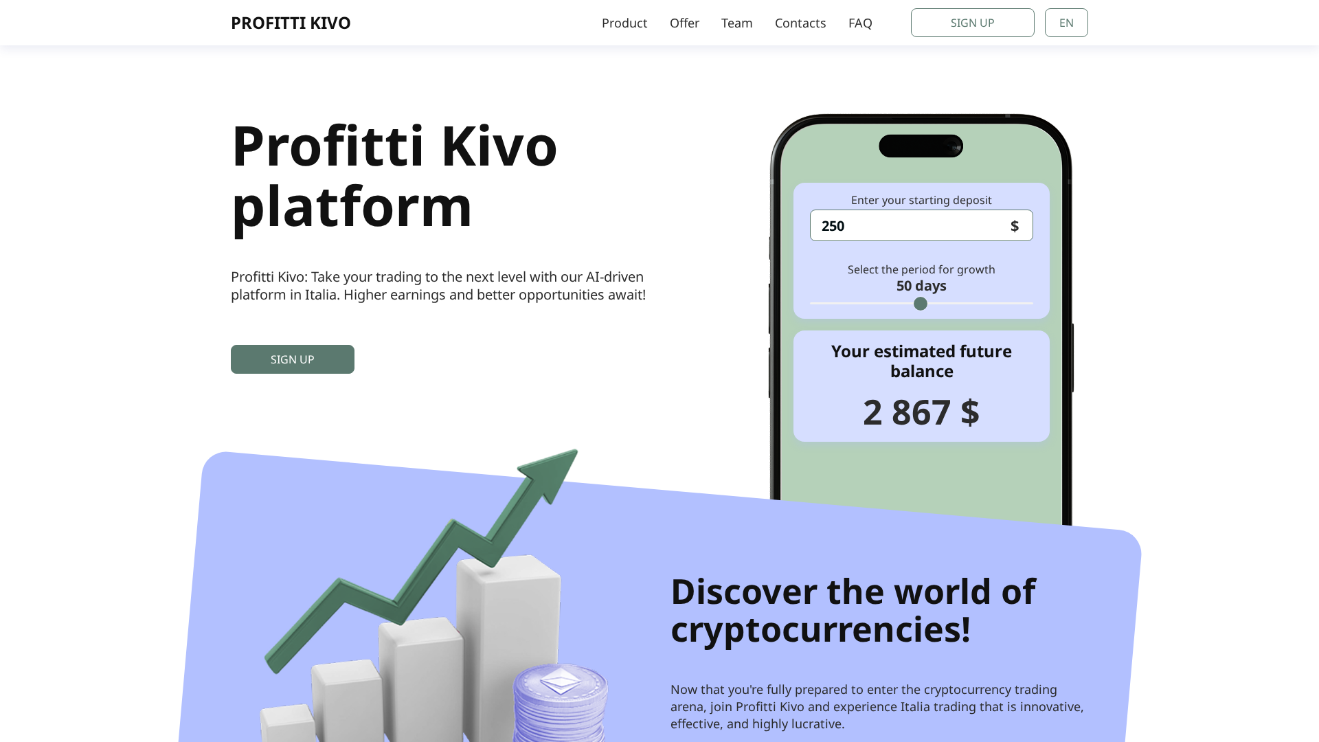 Screenshot of profittikivo.com