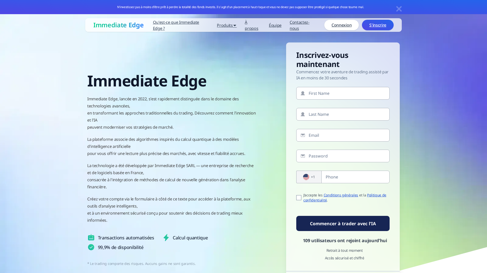Screenshot of immediateedgefrance.shop