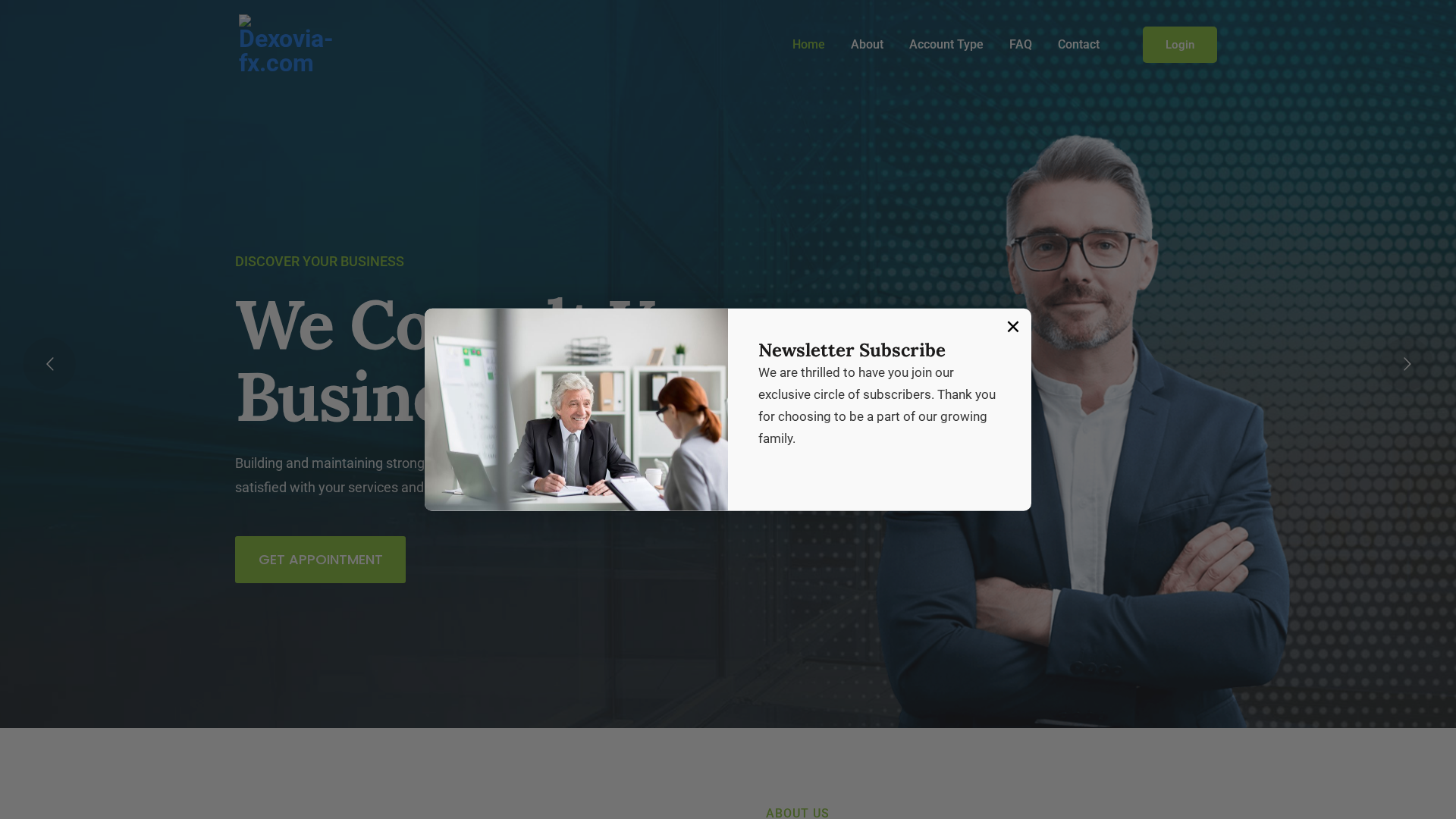 Screenshot of dexovia-fx.com