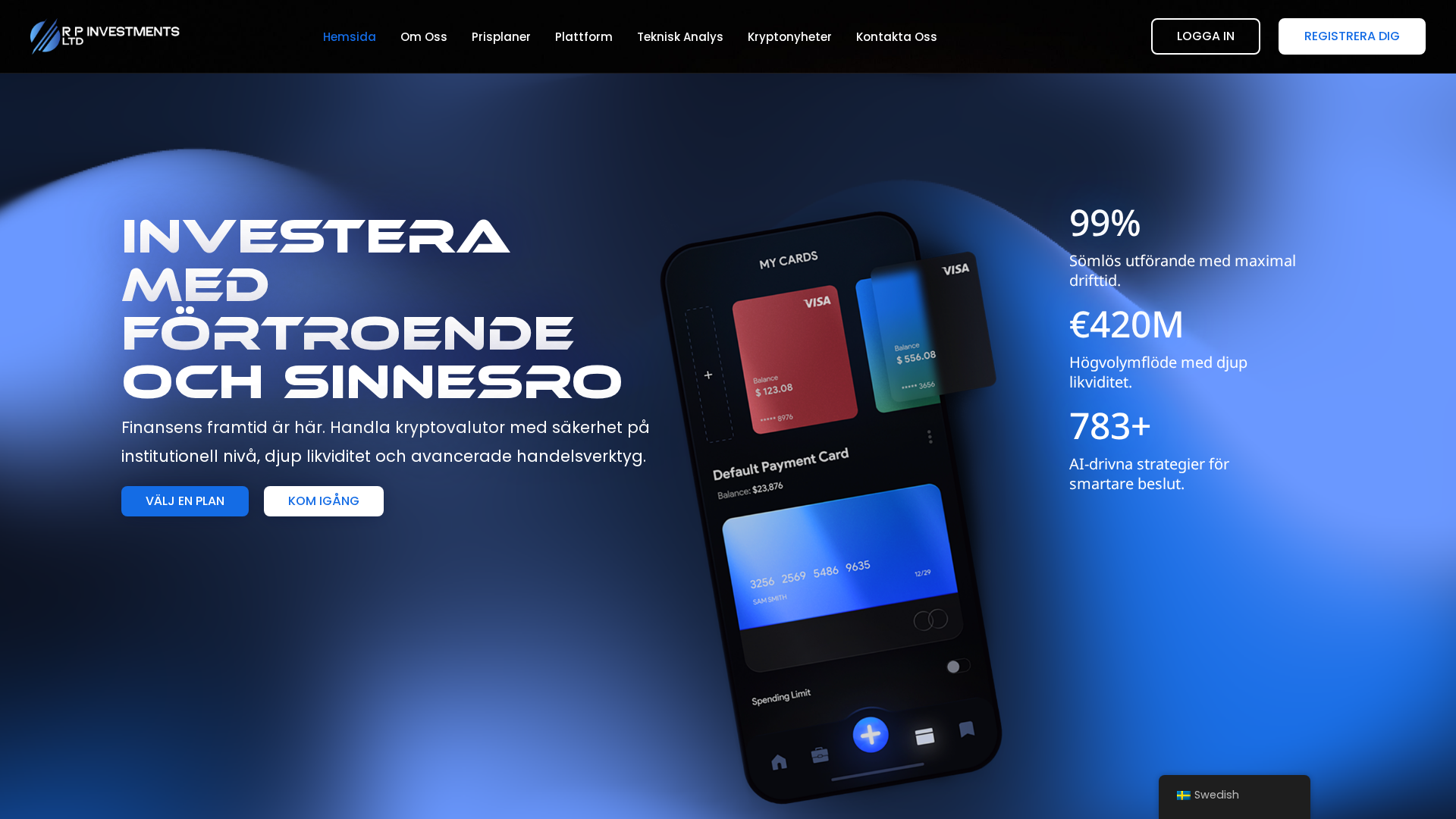 Screenshot of rpinvesttmentsltd.com