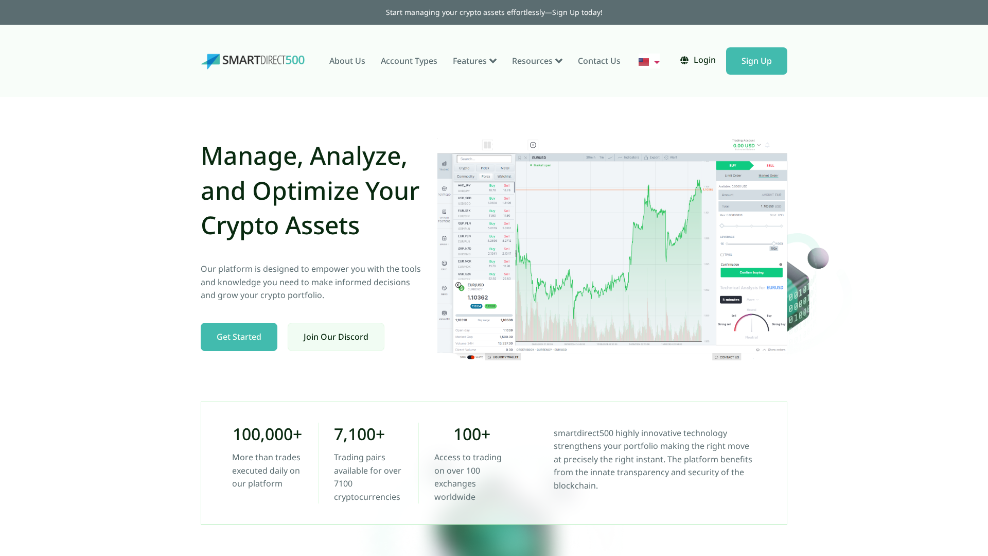 Screenshot of smartdirect500.com
