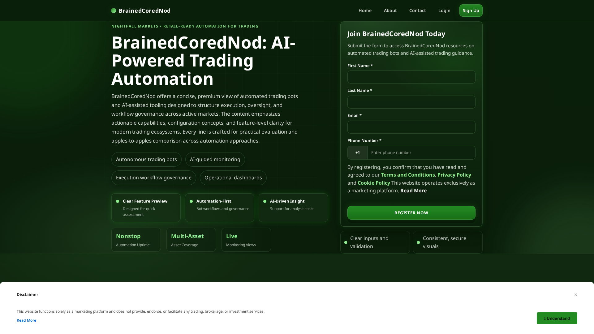 Screenshot of brainedcorednod.pro