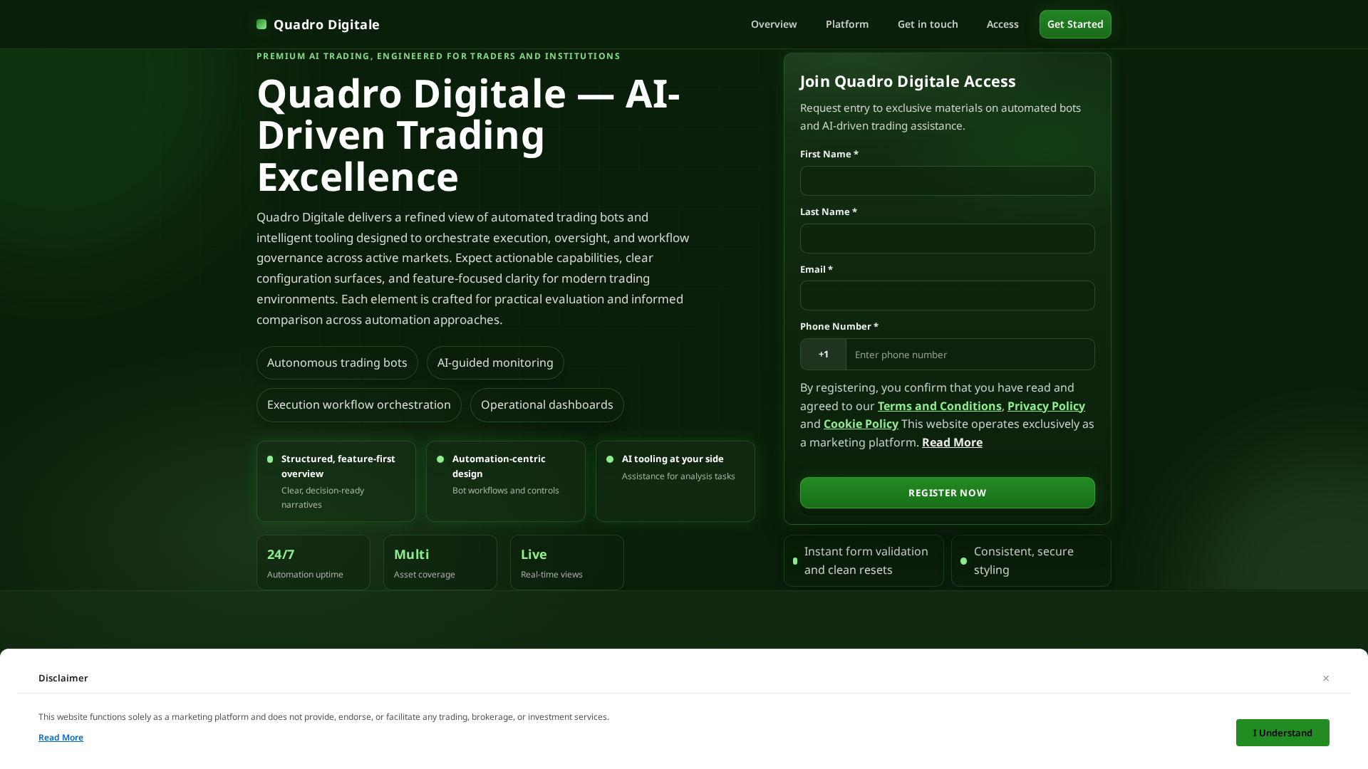 Screenshot of quadro-digitale.pro