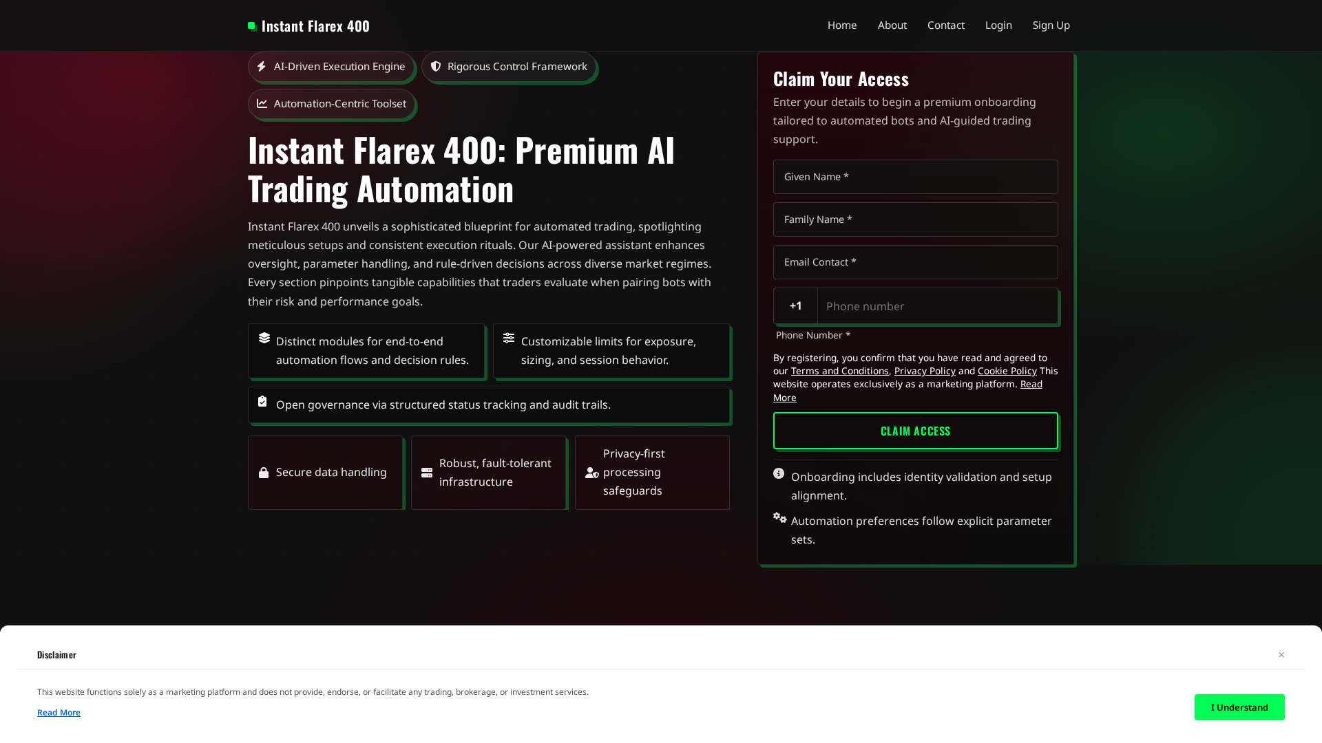 Screenshot of instantflarex-400.pro