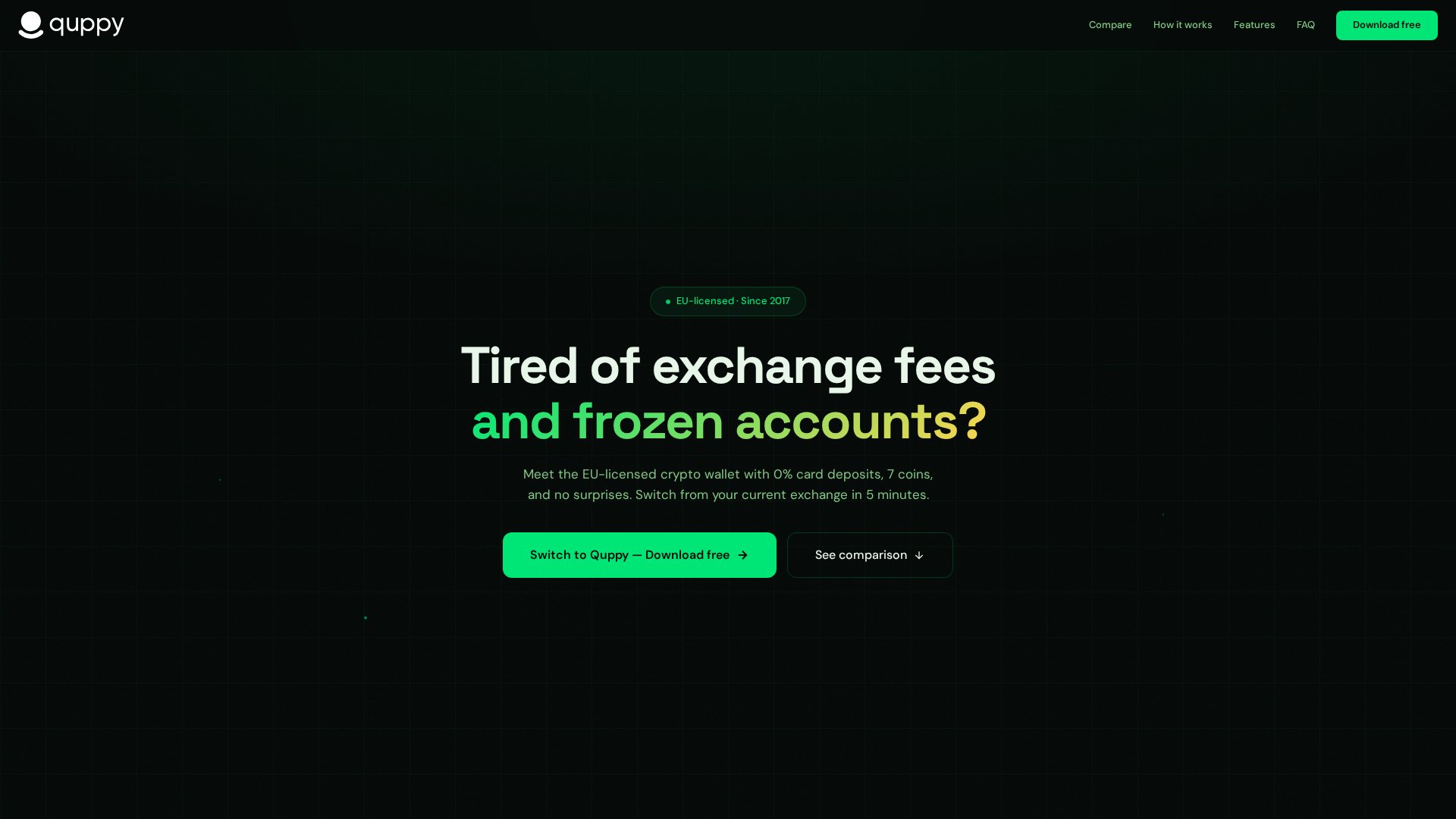 Screenshot of tradefastng.com