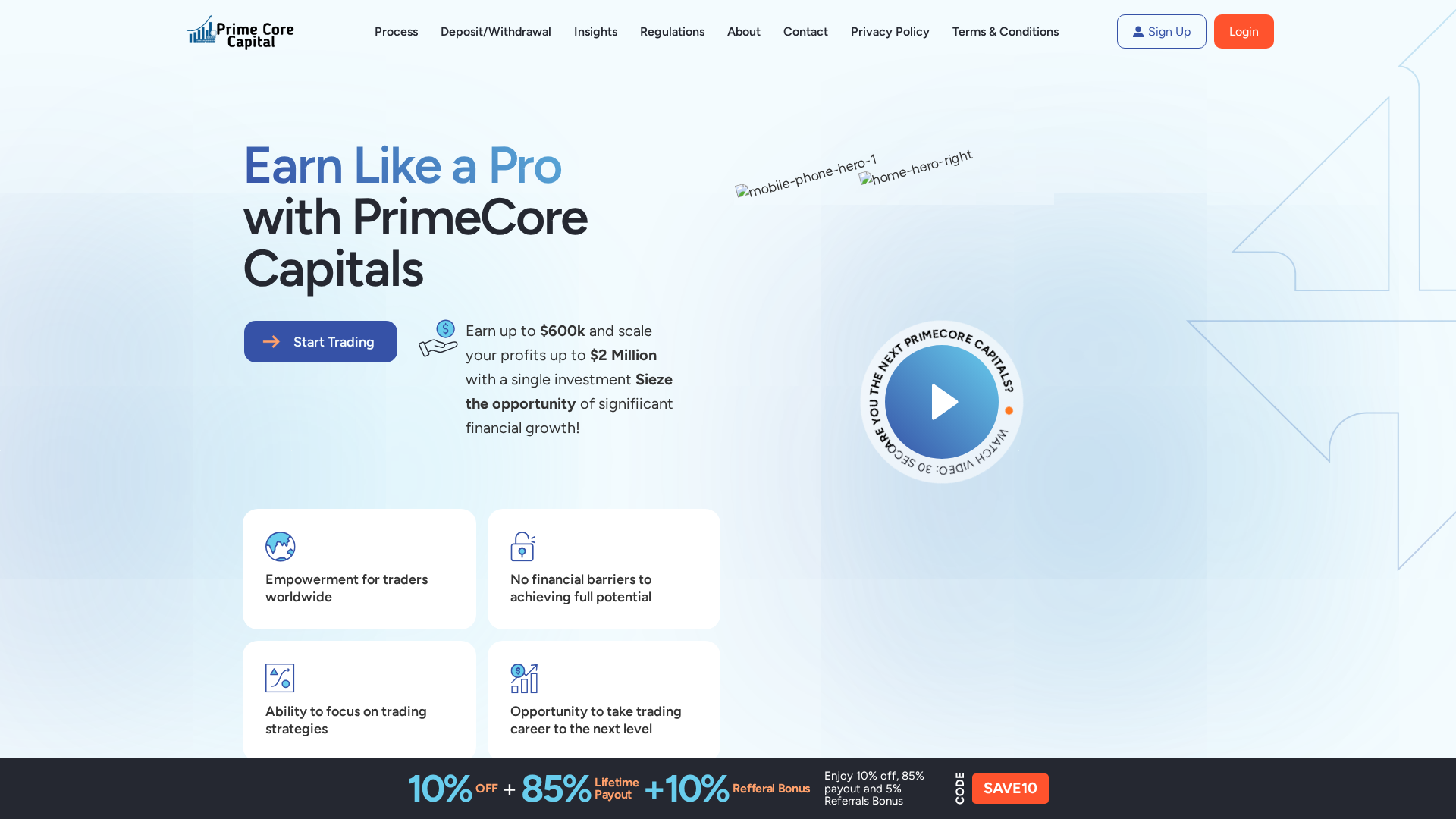 Screenshot of primecorecpt.org