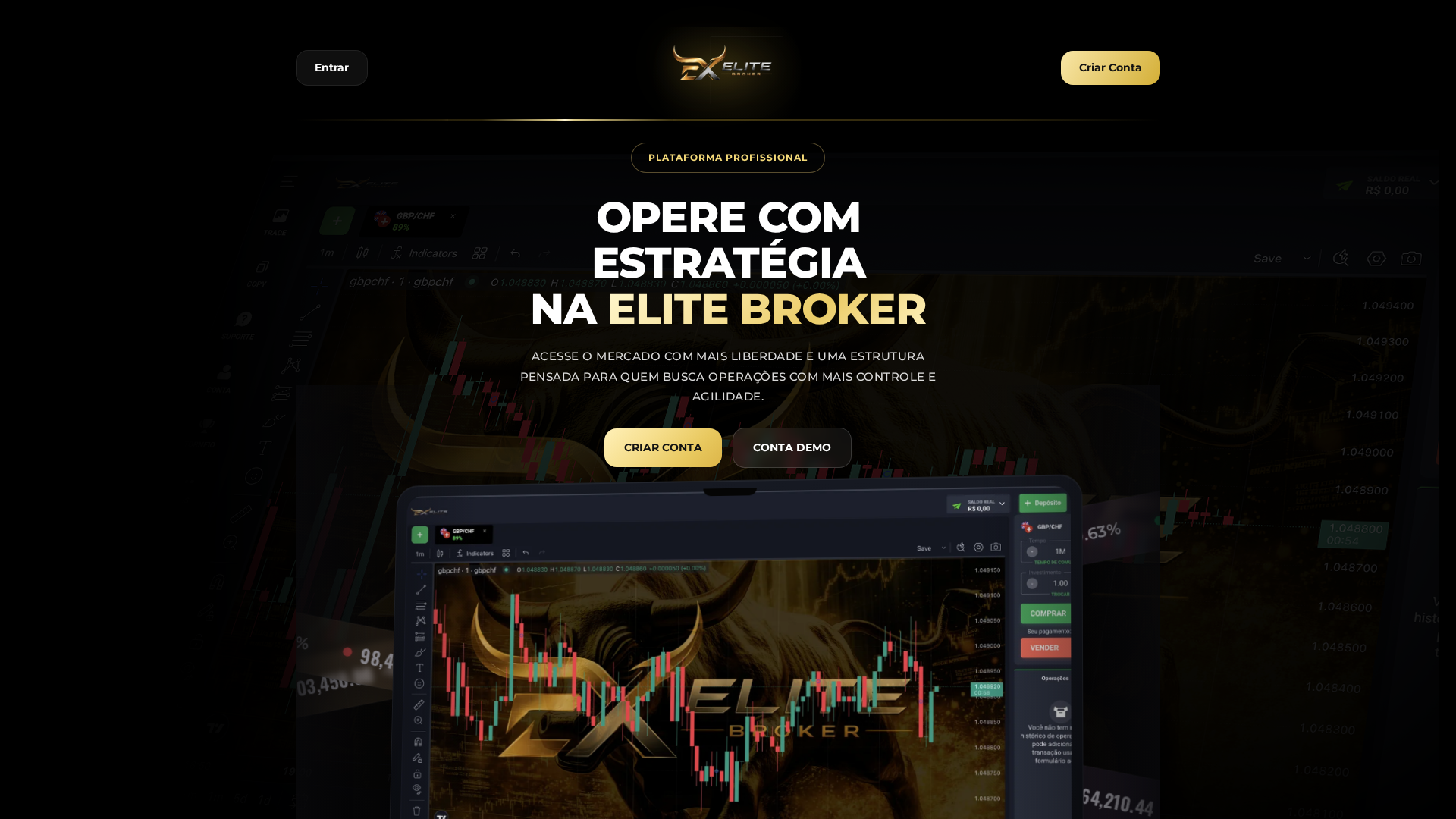 Screenshot of elitebroker.pro