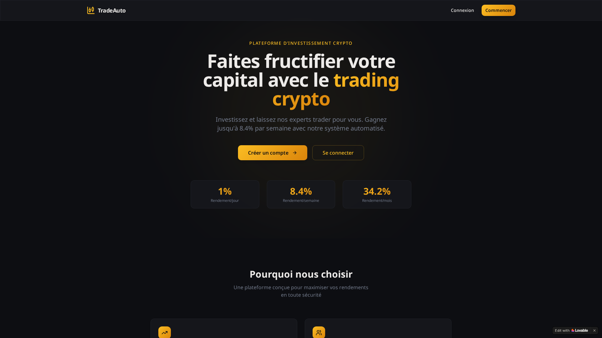 Screenshot of tradeauto.site