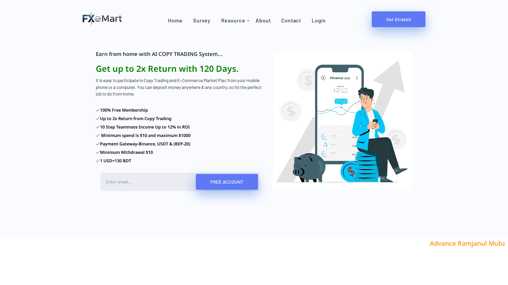 Screenshot of fxemart.net