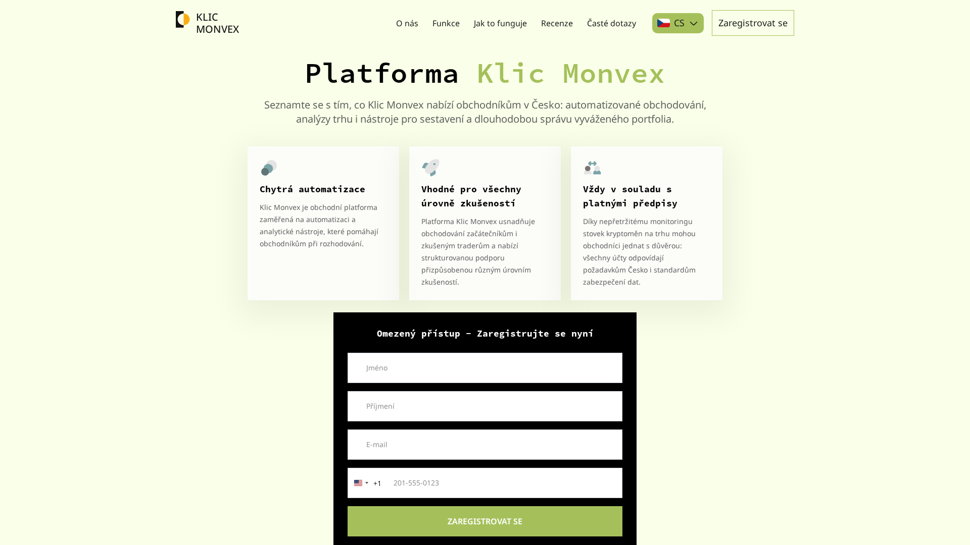 Screenshot of klic-monvex.com