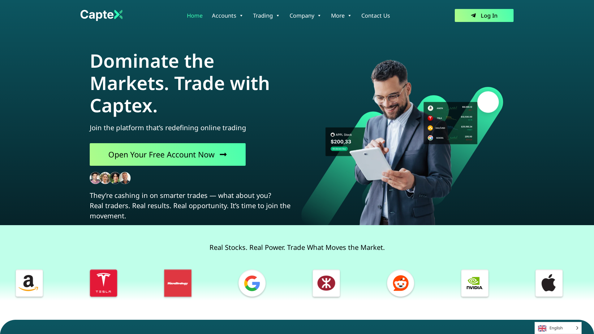 Screenshot of cap-tex.pro