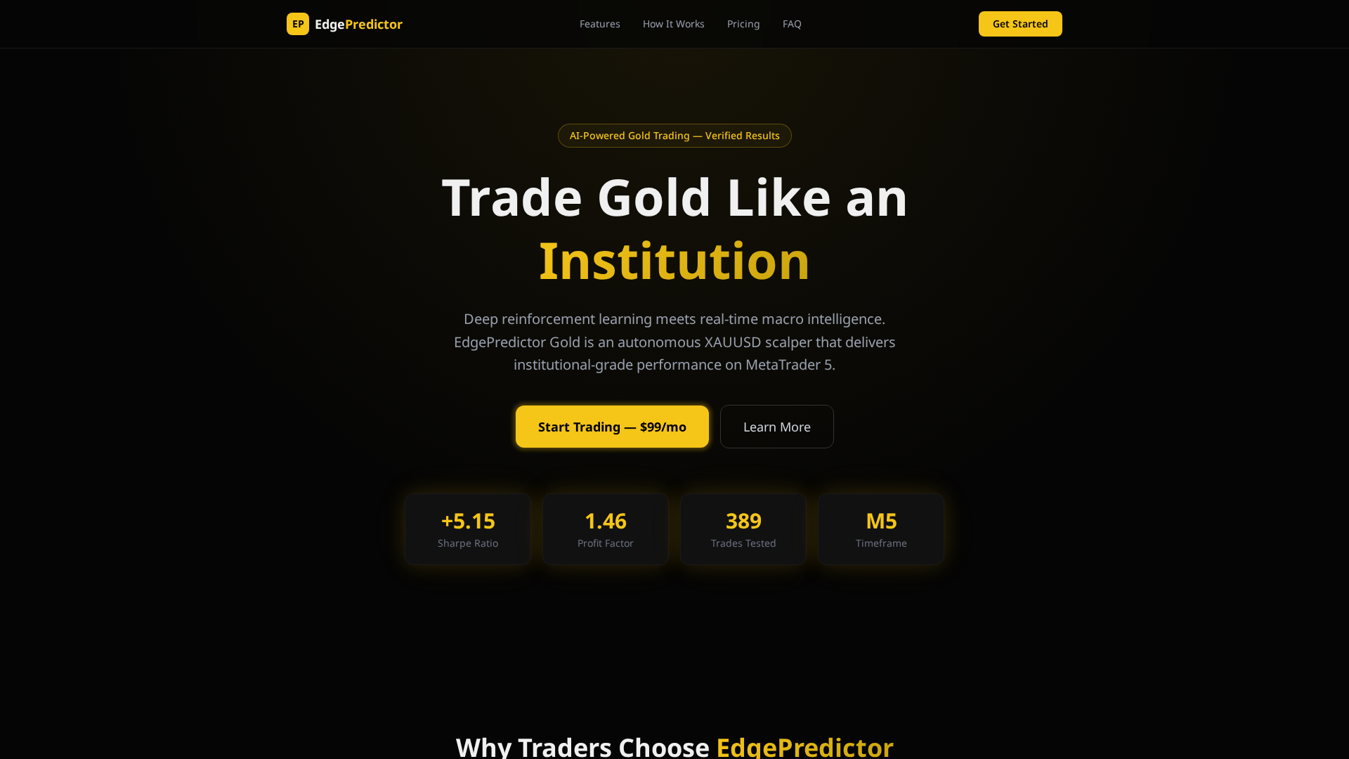 Screenshot of edgepredictor.pro