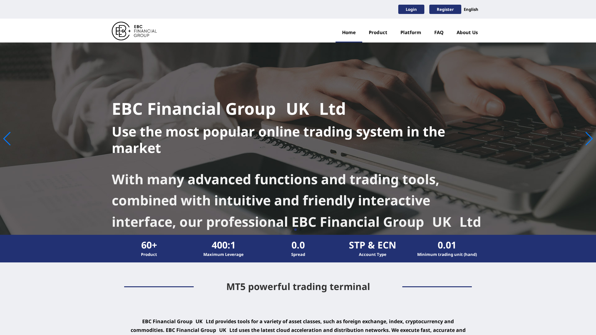 Screenshot of ggoldfx.com