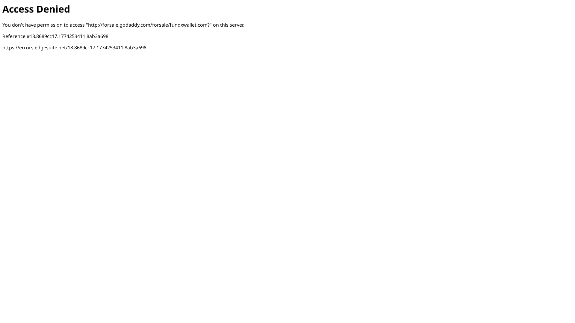 Screenshot of fundxwallet.com